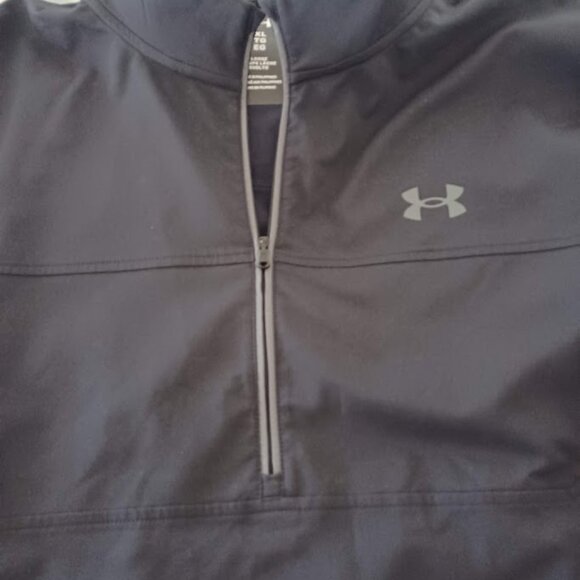 Under Armour Storm Golf Quarter Zip Pullover Men’s XL Black Water Resistant - Picture 5 of 8